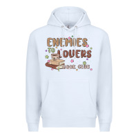 White enemies to lovers book club Premium Hoodie - MaliasSmallBusiness