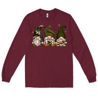 Burgundy army gnomes Long Sleeve Tee - Zillion Design Studio