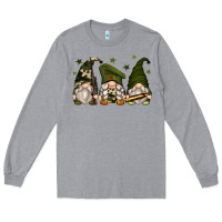 Heather Grey army gnomes Long Sleeve Tee - Zillion Design Studio