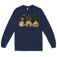 Navy army gnomes Long Sleeve Tee - Zillion Design Studio