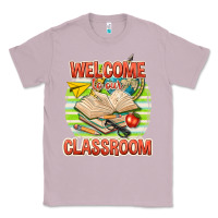 Lilac welcome to our classroom Classic Tee - texasbilliewilder