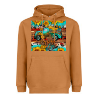 Meerkat western farm life truck sunflowers  mousepad Heavyweight Hoodie - HRA Design Shop