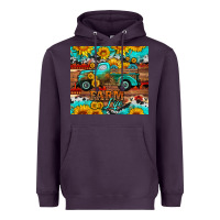 Plum western farm life truck sunflowers  mousepad Heavyweight Hoodie - HRA Design Shop
