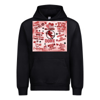 Black funny valentine's day Urban Hoodie - MaliasSmallBusiness