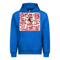 Cobalt funny valentine's day Urban Hoodie - MaliasSmallBusiness
