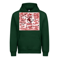 Forest Green funny valentine's day Urban Hoodie - MaliasSmallBusiness