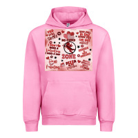 Fuchsia Pink funny valentine's day Urban Hoodie - MaliasSmallBusiness