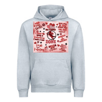 Heather Grey funny valentine's day Urban Hoodie - MaliasSmallBusiness