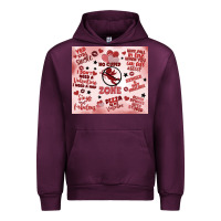 Mauve Wine funny valentine's day Urban Hoodie - MaliasSmallBusiness