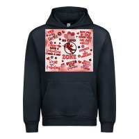 Navy funny valentine's day Urban Hoodie - MaliasSmallBusiness