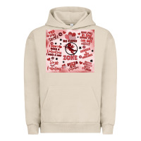 Pigment French Oak funny valentine's day Urban Hoodie - MaliasSmallBusiness