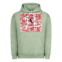 Pigment Oil Green funny valentine's day Urban Hoodie - MaliasSmallBusiness