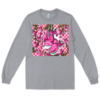Heather Grey nobody fights alone Long Sleeve Tee - AdoDesignShop
