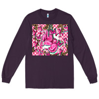 Plum nobody fights alone Long Sleeve Tee - AdoDesignShop