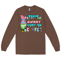 Chestnut this bunny hops on coffee Long Sleeve Tee - Zillion Design Studio