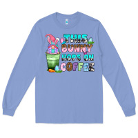 Colony Blue this bunny hops on coffee Long Sleeve Tee - Zillion Design Studio