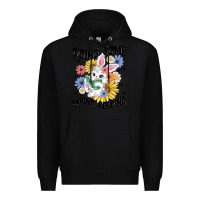 Black doing some spring reading Premium Hoodie - MaliasSmallBusiness