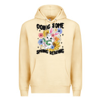 Pina Colada doing some spring reading Premium Hoodie - MaliasSmallBusiness