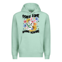 Seafoam doing some spring reading Premium Hoodie - MaliasSmallBusiness