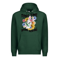 Sports Green doing some spring reading Premium Hoodie - MaliasSmallBusiness