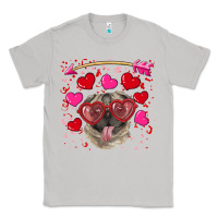 Moon Dust valentine's day  pug Classic Tee - RanaPortraitStore