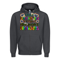 Smoke what a beautiful day to respect other people's pro Zipper Hoodie - Zillion Design Studio