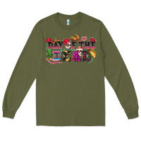 Army Green day of the dead Long Sleeve Tee - texasbilliewilder