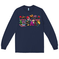 Navy day of the dead Long Sleeve Tee - texasbilliewilder