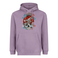 Lavender freezing to death skull Heavyweight Hoodie - FaDigitalArtStudio