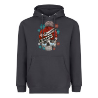 Smoke freezing to death skull Heavyweight Hoodie - FaDigitalArtStudio
