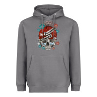 Storm freezing to death skull Heavyweight Hoodie - FaDigitalArtStudio