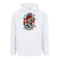 Freezing To Death Skull Heavyweight Hoodie | Teevron