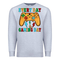Heather Grey every day is gaming day Premium Sweatshirt - JahusDesignShop