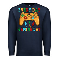 Navy every day is gaming day Premium Sweatshirt - JahusDesignShop