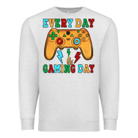 Oatmeal Heather every day is gaming day Premium Sweatshirt - JahusDesignShop