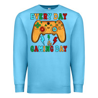 Ocean Blue every day is gaming day Premium Sweatshirt - JahusDesignShop