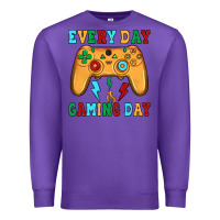 Purple every day is gaming day Premium Sweatshirt - JahusDesignShop
