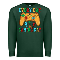 Sports Green every day is gaming day Premium Sweatshirt - JahusDesignShop