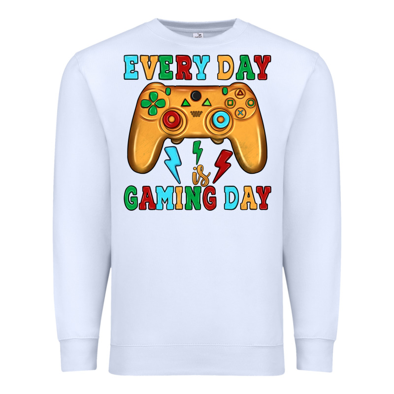 Every Day Is Gaming Day Premium Sweatshirt by JahusDesignShop | Teevron