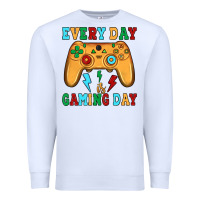 White every day is gaming day Premium Sweatshirt - JahusDesignShop