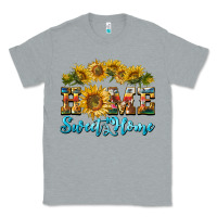 Heather Grey home sweet home sunflower Classic Tee - BarkalooDesign