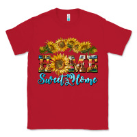 Red home sweet home sunflower Classic Tee - BarkalooDesign