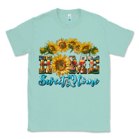 Seafoam home sweet home sunflower Classic Tee - BarkalooDesign