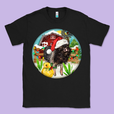 Baby Pig Classic Tee Designed By Fadigitalartstudio