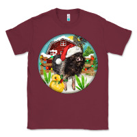 Burgundy Baby pig Classic Tee - FaDigitalArtStudio