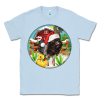 Dusty Blue Baby pig Classic Tee - FaDigitalArtStudio