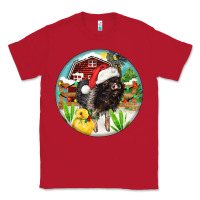 Red Baby pig Classic Tee - FaDigitalArtStudio
