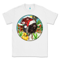 White Baby pig Classic Tee - FaDigitalArtStudio