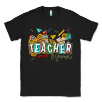 Black western teacher squad Classic Tee - texasbilliewilder