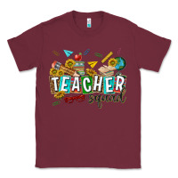 Burgundy western teacher squad Classic Tee - texasbilliewilder